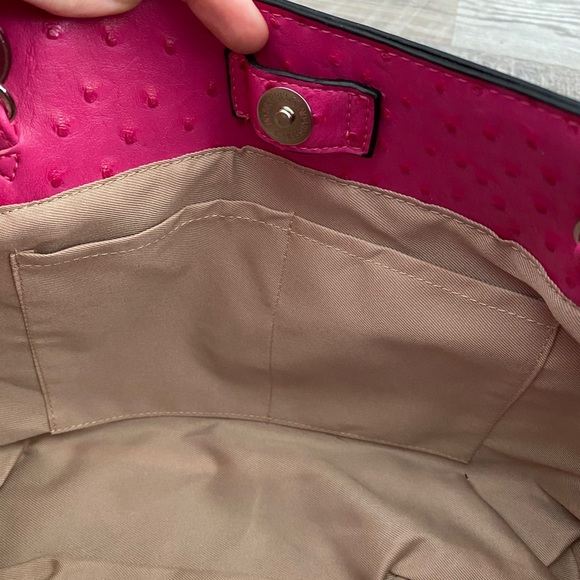 Pink Ostrich Handbag - Picture 5 of 9